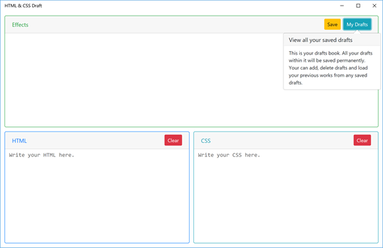 HTML & CSS Draft screenshot 1