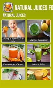 Natural Juices for Wrinkle Free Skin screenshot 1