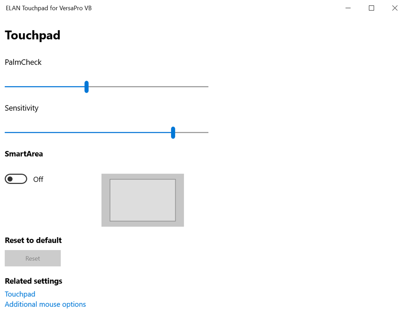 ELAN Touchpad for VersaPro VB - Microsoft Apps