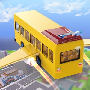 Futuristic Flying Bus Simulator