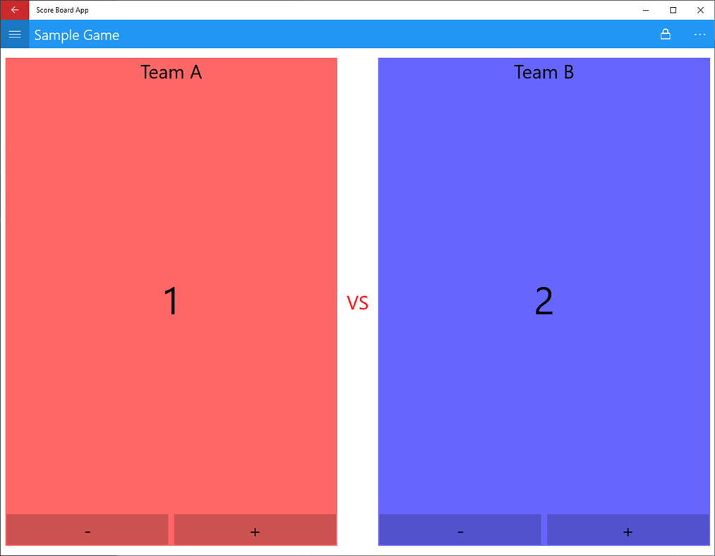 #3. Score Board App (Windows) 由: bbon