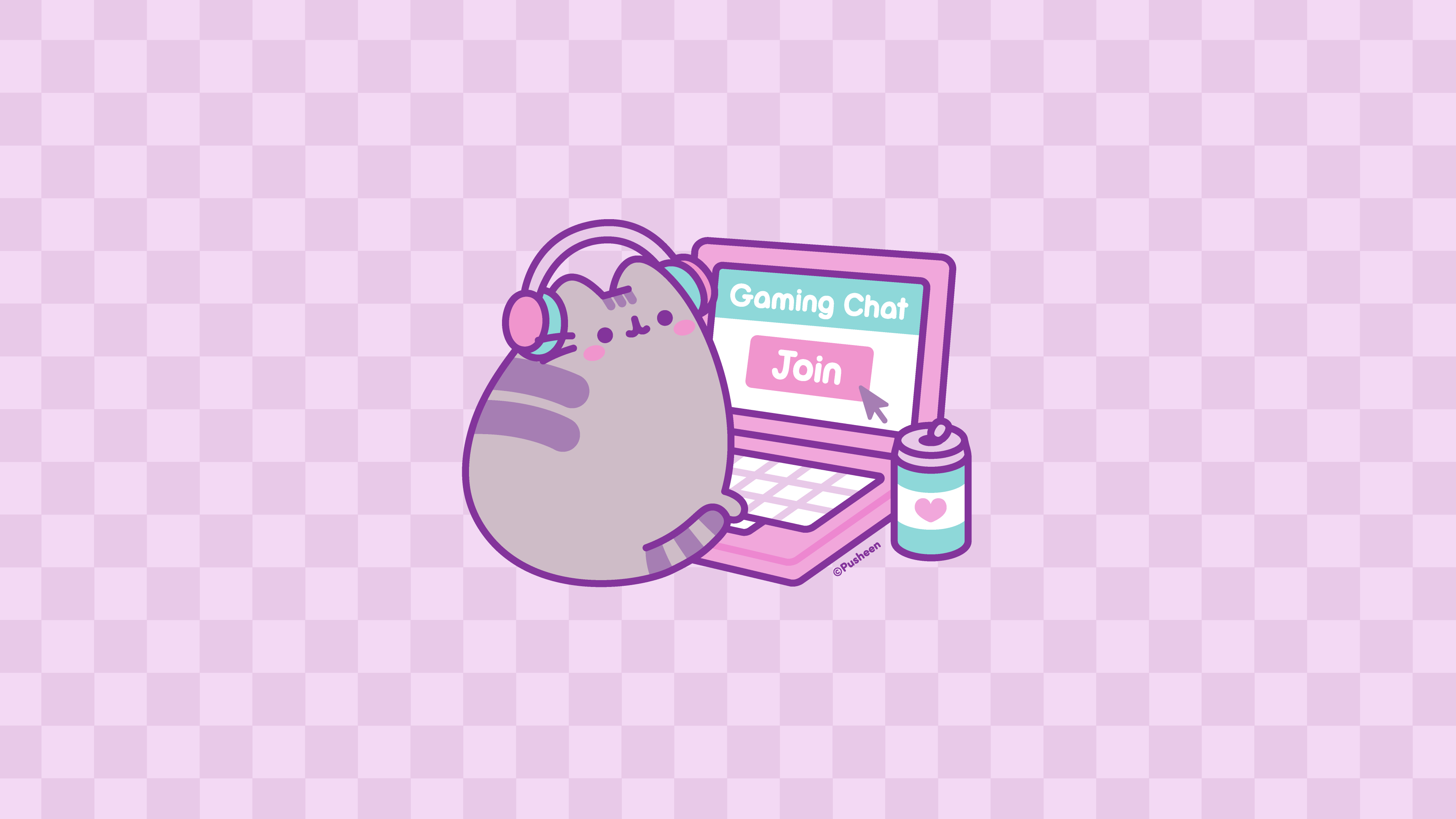 Pusheen Gamer Official Theme screenshot