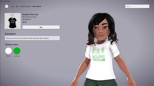 Xbox Avatar Editor screenshot