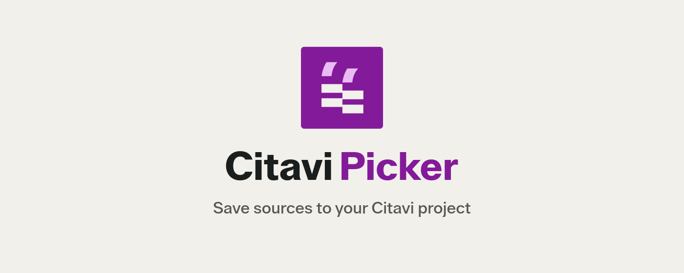 Citavi Picker: Save Sources to Citavi