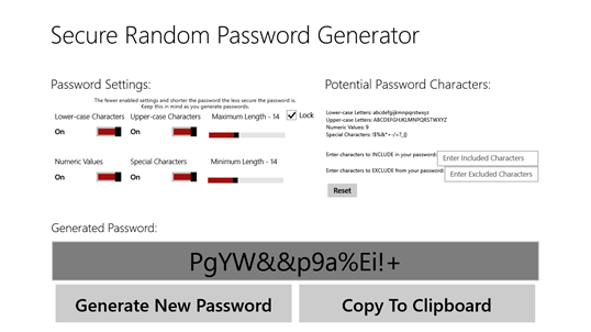 Secure Random Password Generator screenshot 5