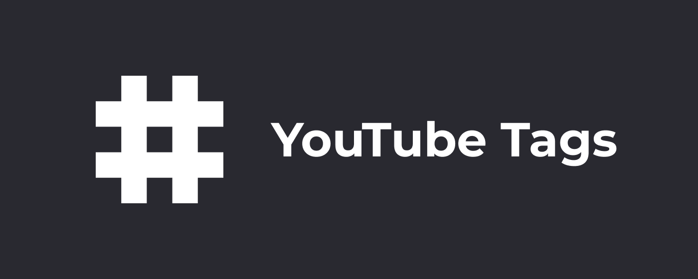 YouTube Tags marquee promo image