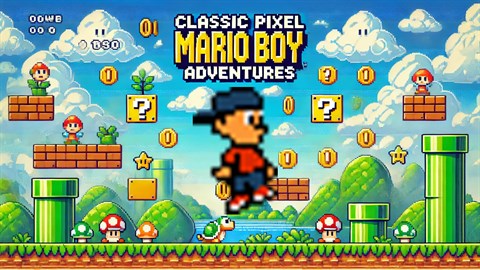 Classic Pixel Marioboy Adventures
