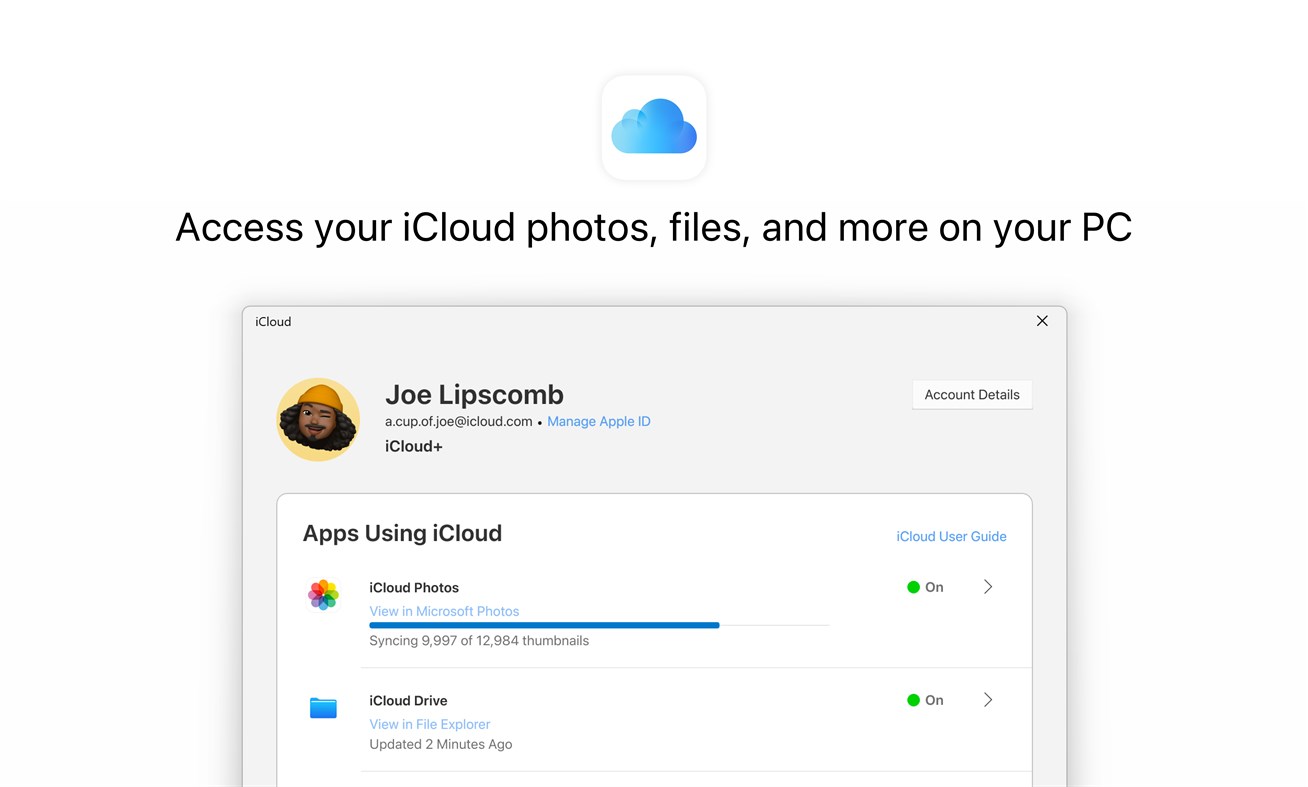 #1. iCloud (Windows) By: Apple Inc.
