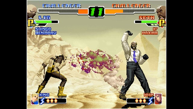 ACA NEOGEO THE KING OF FIGHTERS 2000 screenshot 2