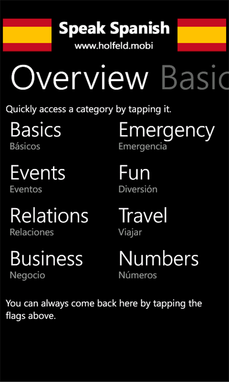 Speak Spanish Screenshots 1