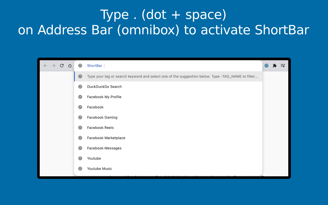 Shortcut on Browser Address Bar Omnibox