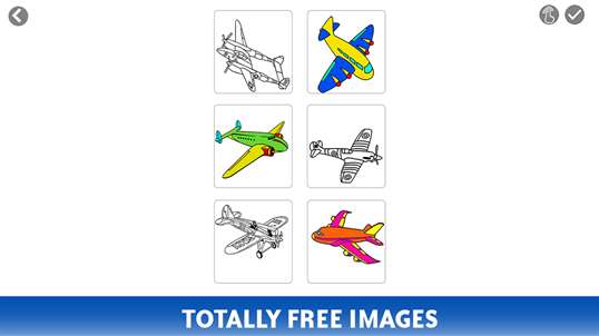 Planes Color by Number : Coloring Book pages screenshot 5
