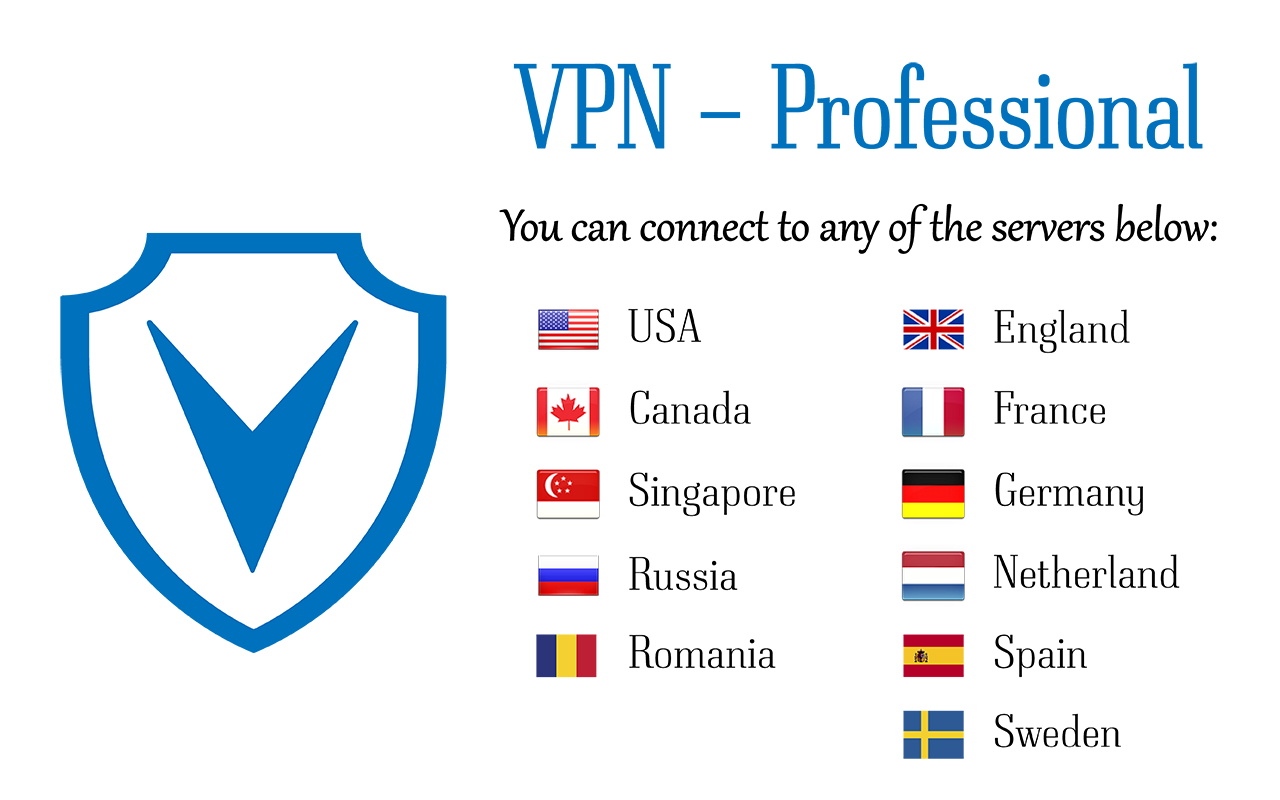 VPN Professional - Free Unlimited VPN Proxy