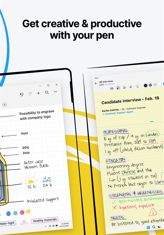 #2. Nebo (Windows) بواسطة: MyScript
