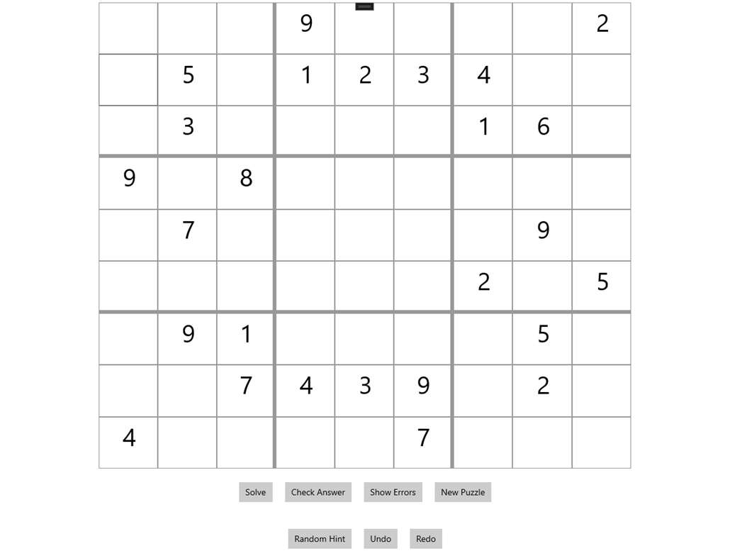 #1. Sudoku Visualizer (Windows) 由: Rove and Dove