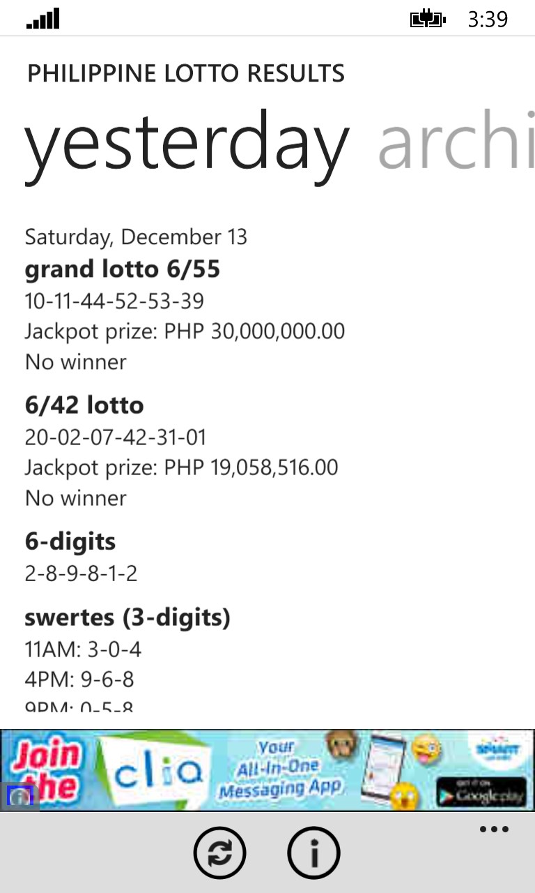 3 digit lotto result yesterday