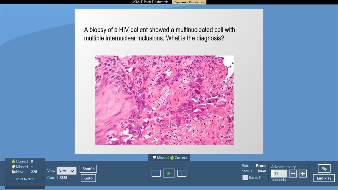#2. USMLE Step 1 Pathology Flashcards (Windows) Por: Virtual Flashcards