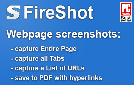 Take Webpage Screenshots Entirely - FireShot small promo image