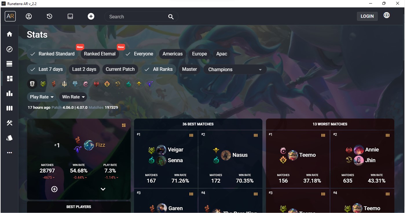 #3. Runeterra AR Tracker (Windows) Által: Program AR