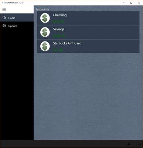 Account Manager XL 10 Screenshots 1