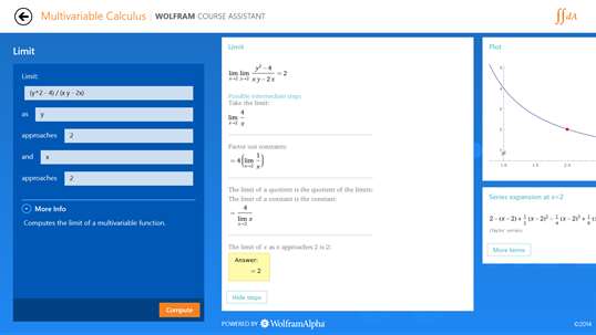 Multivariable Calculus Course Assistant screenshot 7