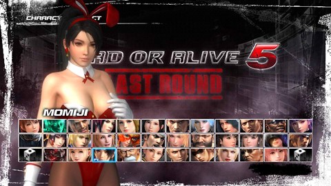 DEAD OR ALIVE 5 Last Round — красавица зайка Момидзи