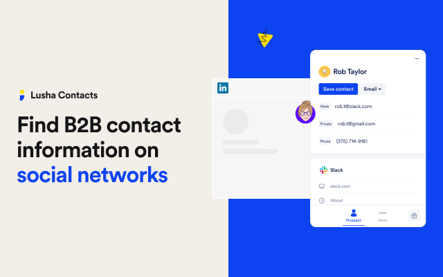 Lusha - Easily find B2B contact information