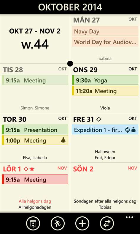 Chronos Calendar UWP Screenshots 2