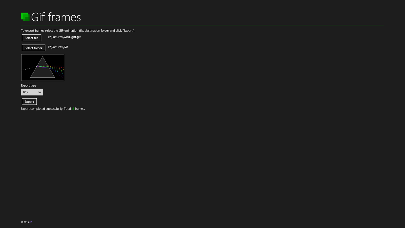 #2. Gif frames (Windows) بواسطة: x2