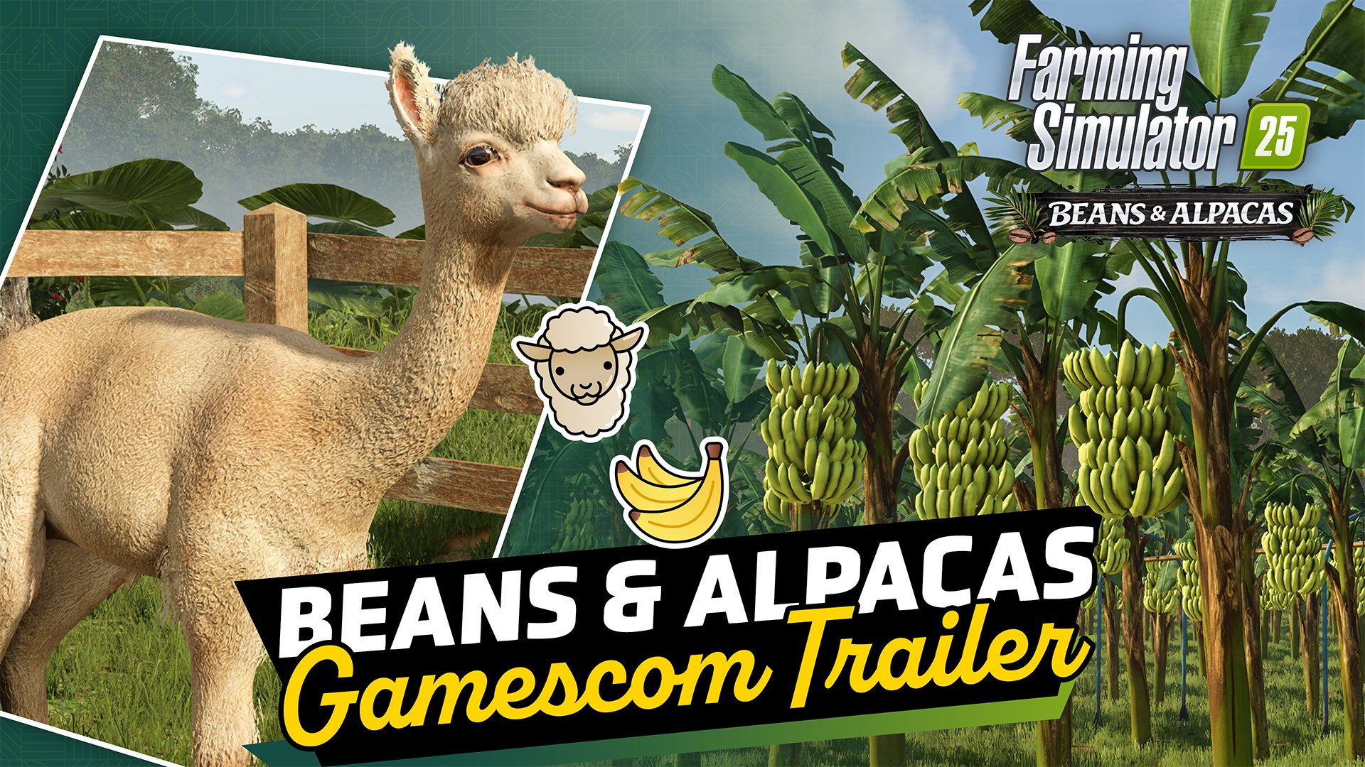 Farming Simulator 25: Beans & Alpacas Edition — трейлер