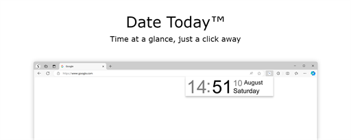 Date Today for Microsoft Edge marquee promo image