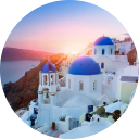 Santorini Wallpaper New Tab icon