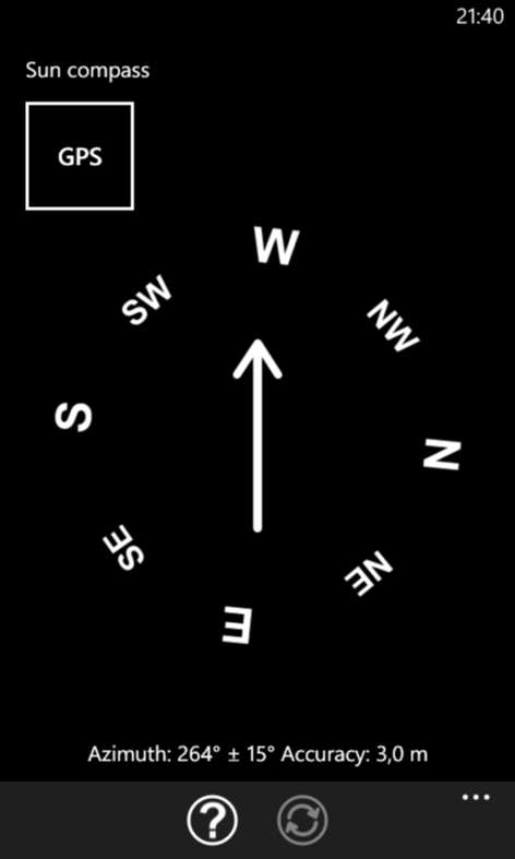 Sun&GPS compass Pro Screenshots 1