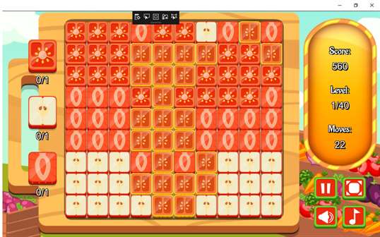 Fruit Squares screenshot 1