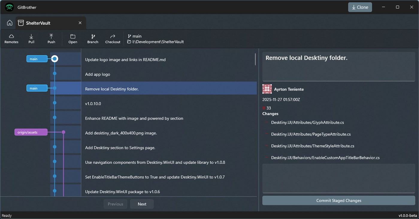 #1. GitBrother (Windows) Von: itonx