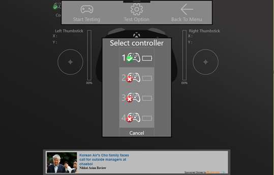 Game Controller Tester screenshot 2