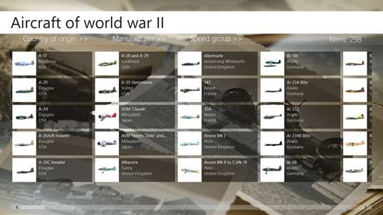 Aircraft of World War II screenshot 1