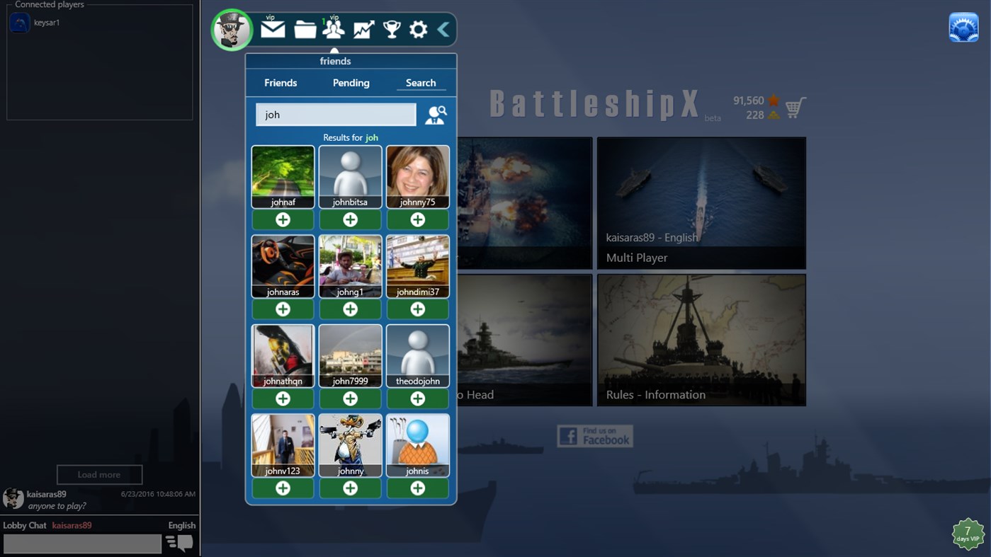 #8. BattleshipX (Windows) 由: Nektarios Giannoulis