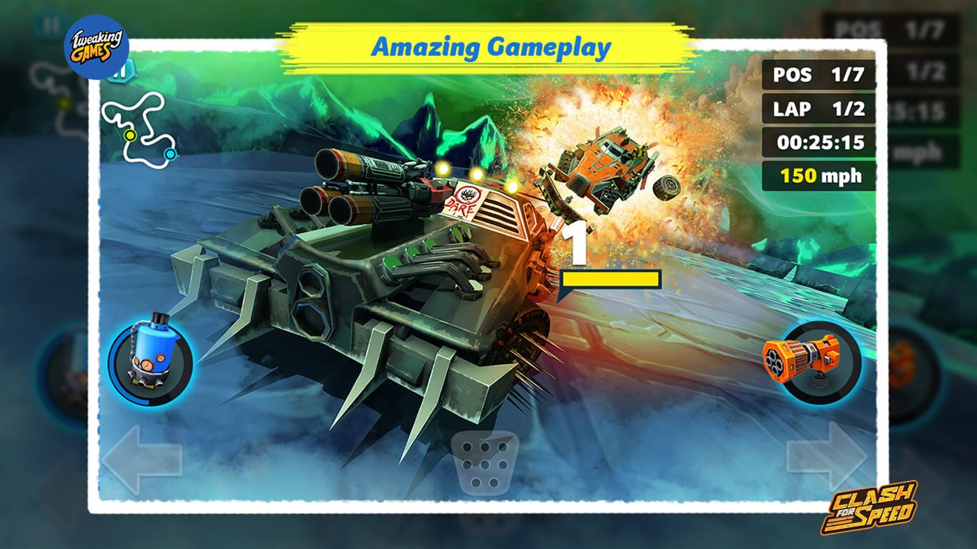 #2. Clash for Speed (Windows) 由: Tweaking Technologies Private Limited