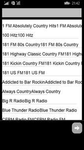 Country Radios screenshot 3