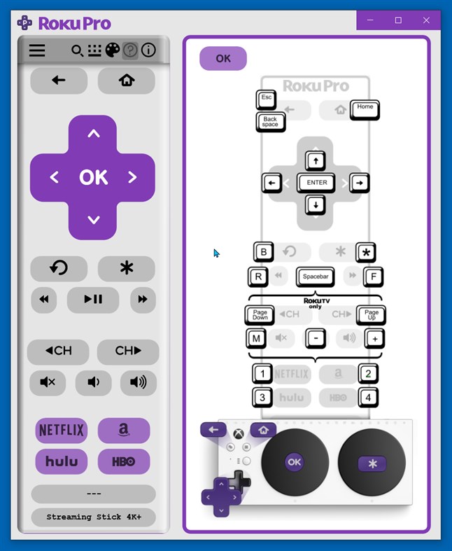 #5. Roku Pro Remote (Windows) 게시자: Cheero