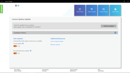 Lenovo Vantage for Windows 10 PC Free Download - Best Windows 10 Apps