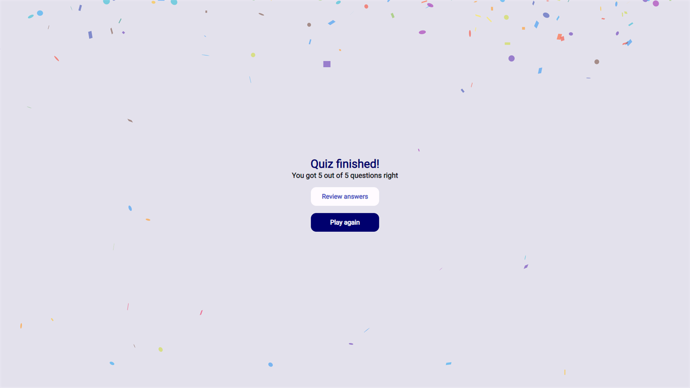 #3. Trivia App (Windows) بواسطة: Javier Ferrer SB