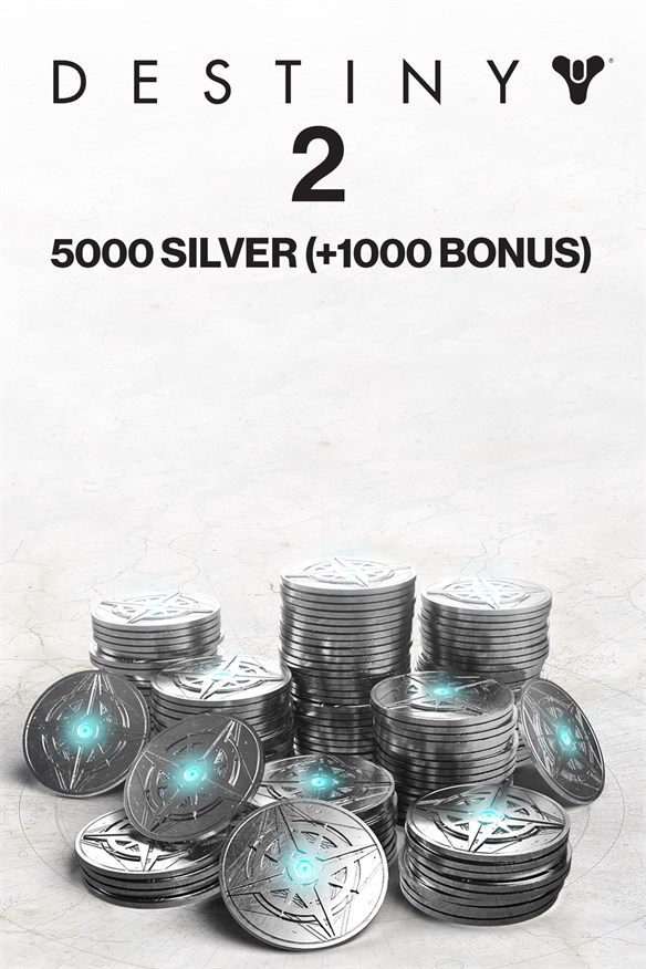5000 (+1000 Bonus) Destiny 2 Silver (PC) Xbox Series X|S and Xbox One cover art