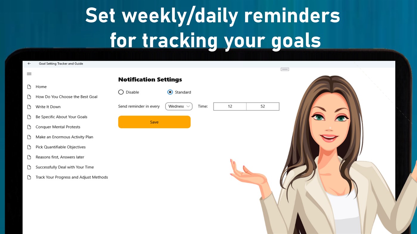 #4. Goal Setting Tracker & Guide (Windows) 由: Better courses