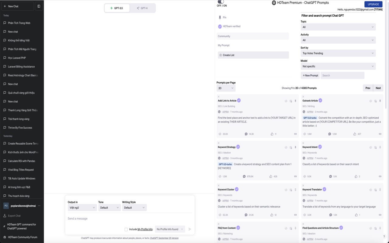 PromptEasily ChatGPT - HDTeam