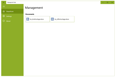 Hub for SharePoint Screenshots 2