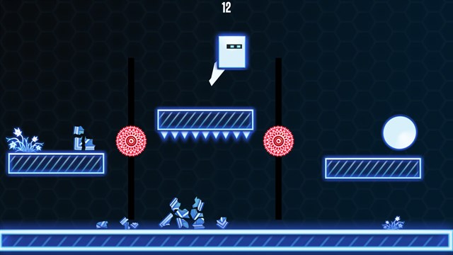 2D Neon Cube screenshot 1