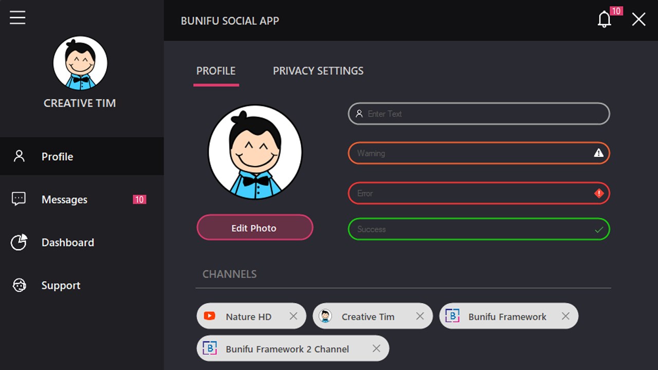 Snapshot 4 of Bunifu Framework - Visual Studio .NET UI tools