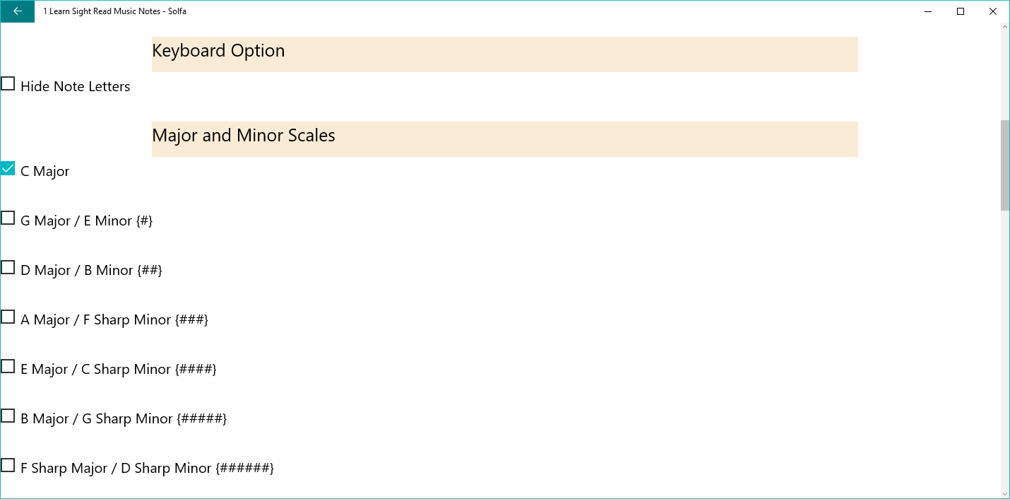 Learn Sight Read Music Notes Solfa Windows Games Appagg